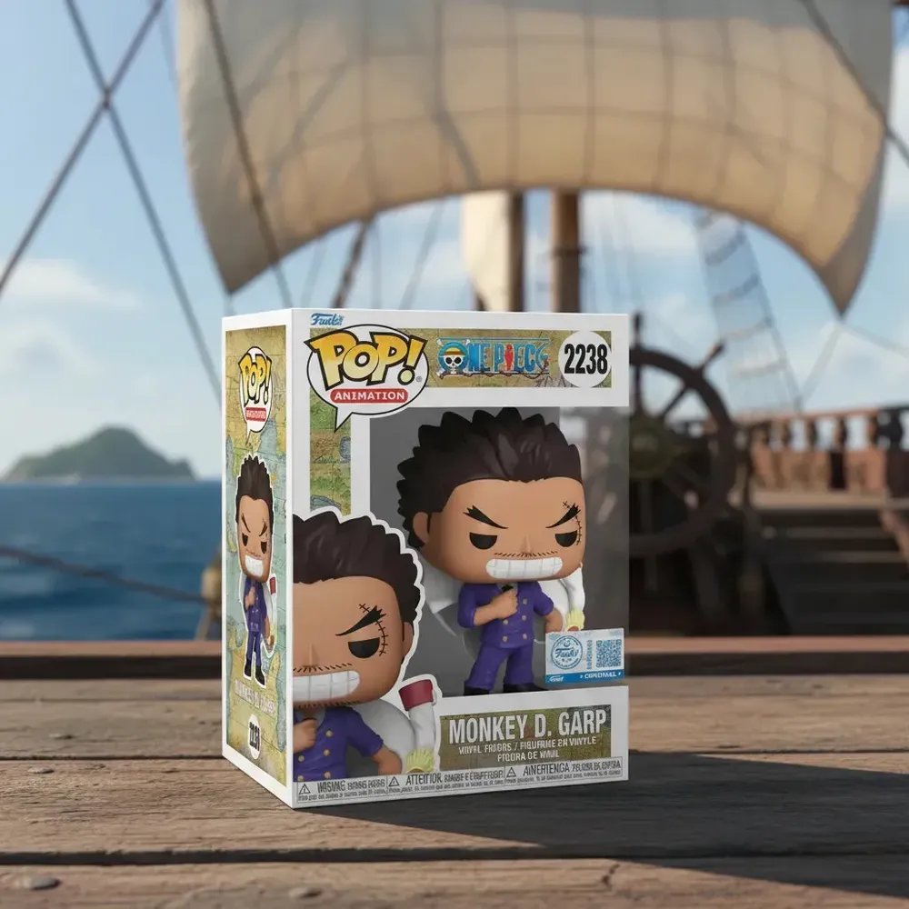 Boneco Funko Pop One Piece Monkey D Garp Jovem