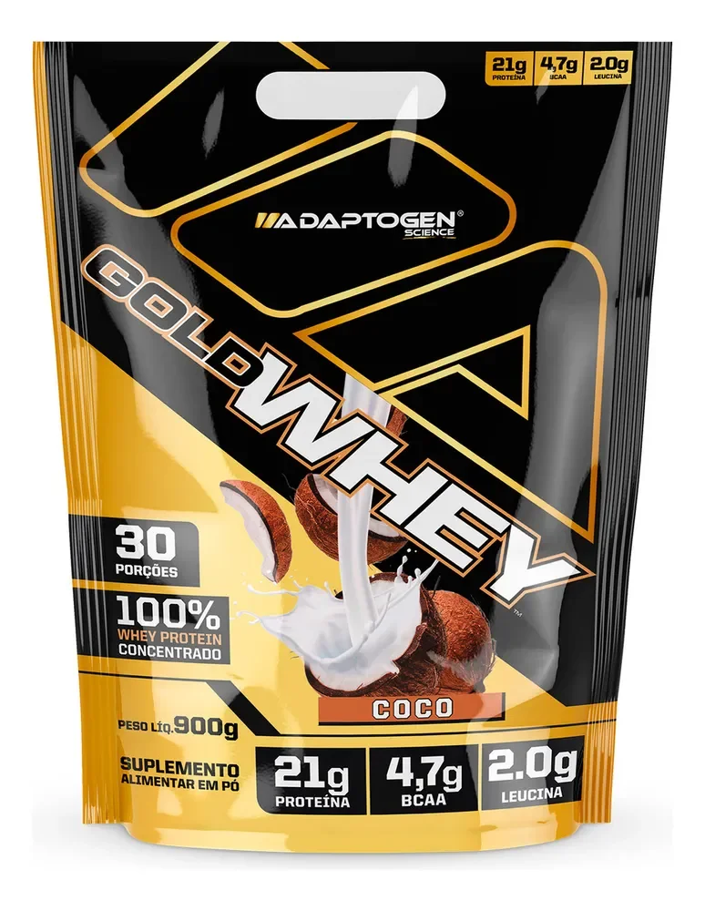 Whey Protein Gold Whey Refil 900g Adaptogen