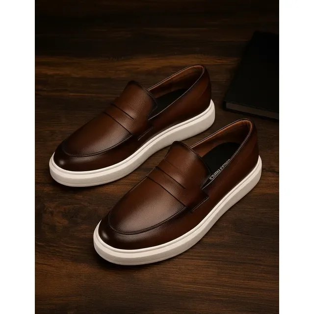 Sapato Loafer Mocassim Couro (2 cores)