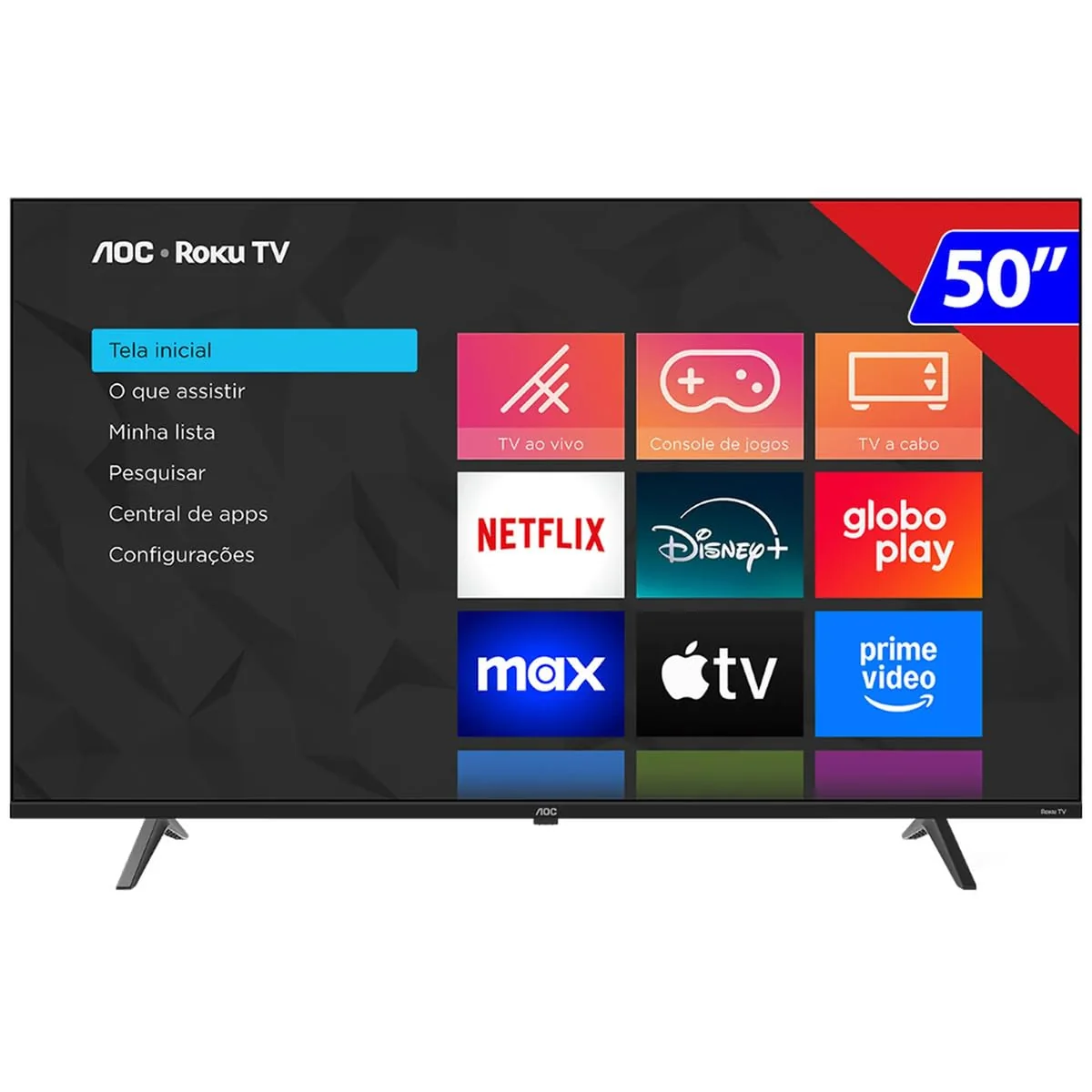 Smart Tv 50 Aoc 4k Dled 50u7045/78g Roku Tv Quad