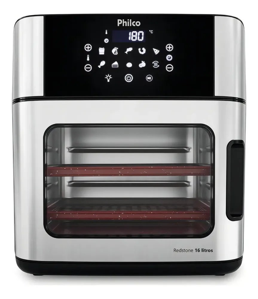 Fritadeira Air Fryer Philco PAF16A 4 Em 1 Painel Digital 16l