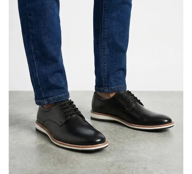 Sapato Social Masculino Casual Oxford Preto Marrom Trabalho (37 ao 44)