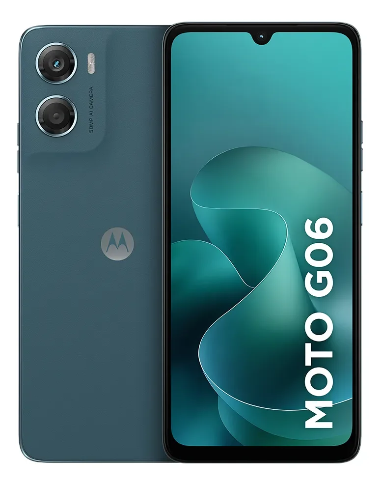 Smartphone Motorola Moto G06 - 128gb 4gb Ram + 8gb Ram Boost E Camera 50mp Com Ai Bateria De 5200…