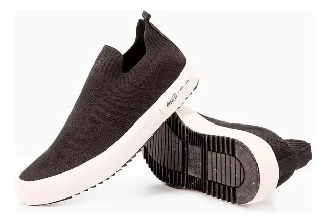 Tênis Coca Cola Slip On Calce Facil Stamp Chronos 2.0 (2 cores)