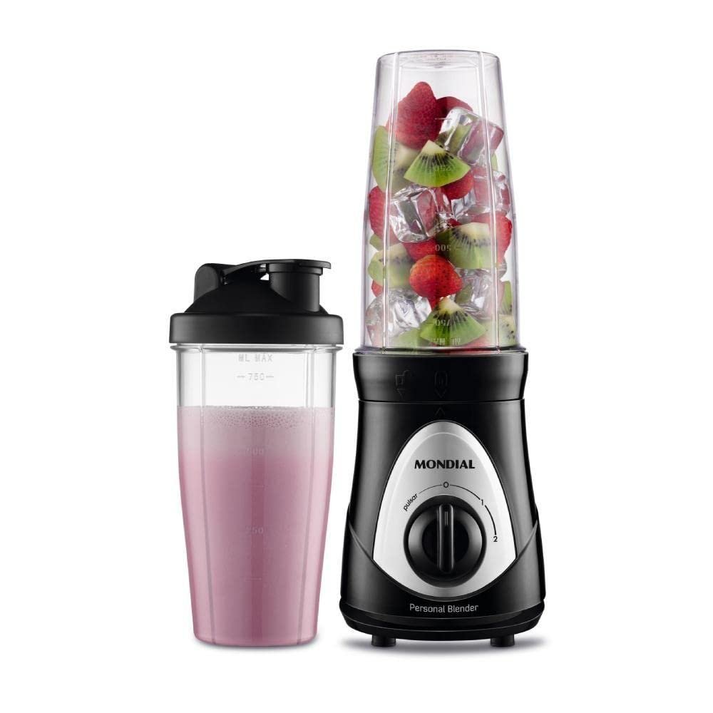 ✨Liquidificador Mondial Personal Blender 300w Preto 127v 78670-01✨️