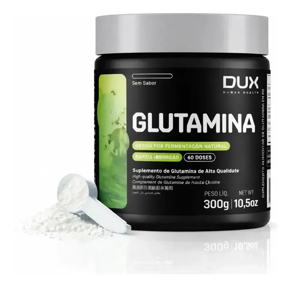 Glutamina - Pote 300g Dux Nutrition Sabor Natural