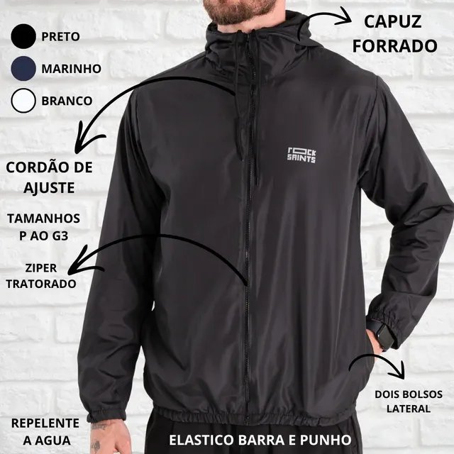 Corta Vento Jaqueta  Impermeável