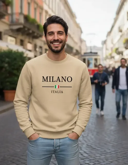 Moletom Gola Redonda Milano