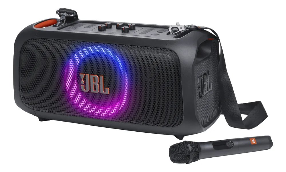 Caixa De Som Bluetooth Jbl Partybox On The Go Essential