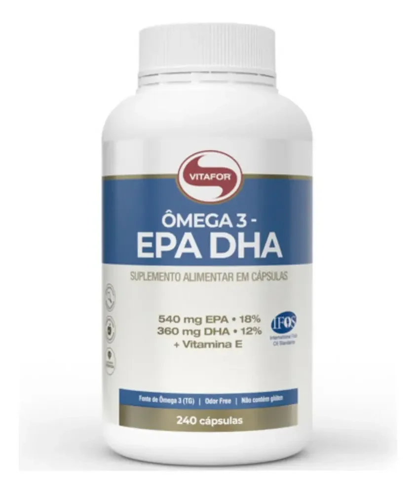 ✨Ômega 3 Epa Dha 240 Cápsulas Vitafor Sem Sabor✨️