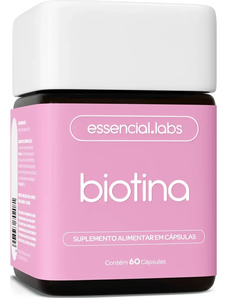BIOTINA 45mcg Essencial Lab - 60 doses