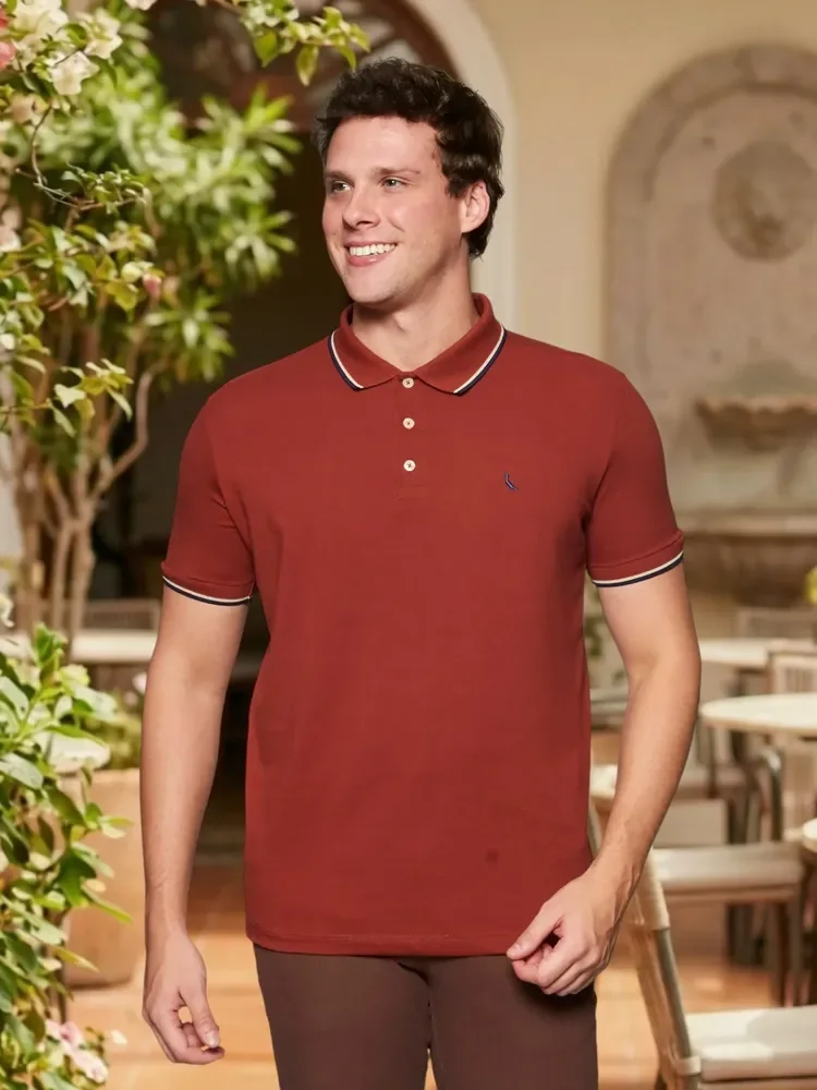 Camiseta Polo Friso Duplo Reserva