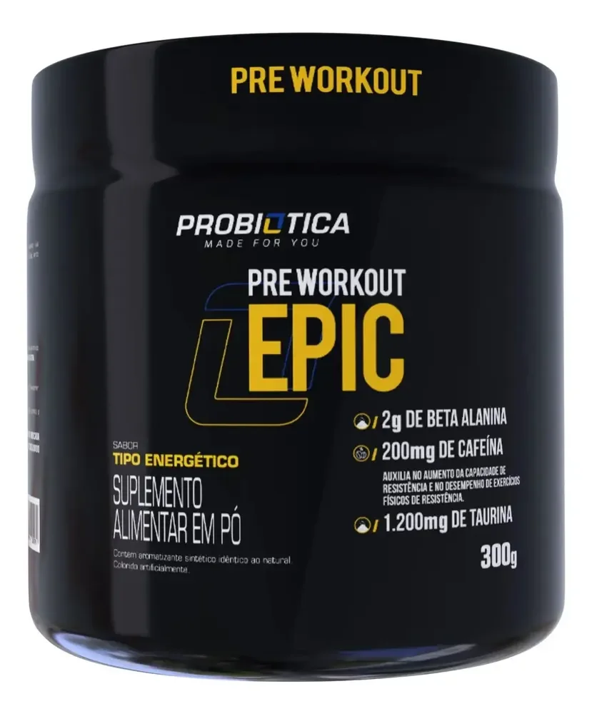 Pré Treino 300g Epic Probiótica Energético