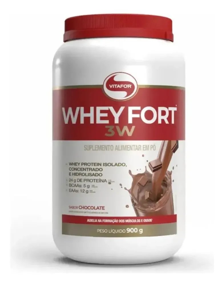 🔥Vitafor Whey Fort 3w Vitafor - 900g Chocolate