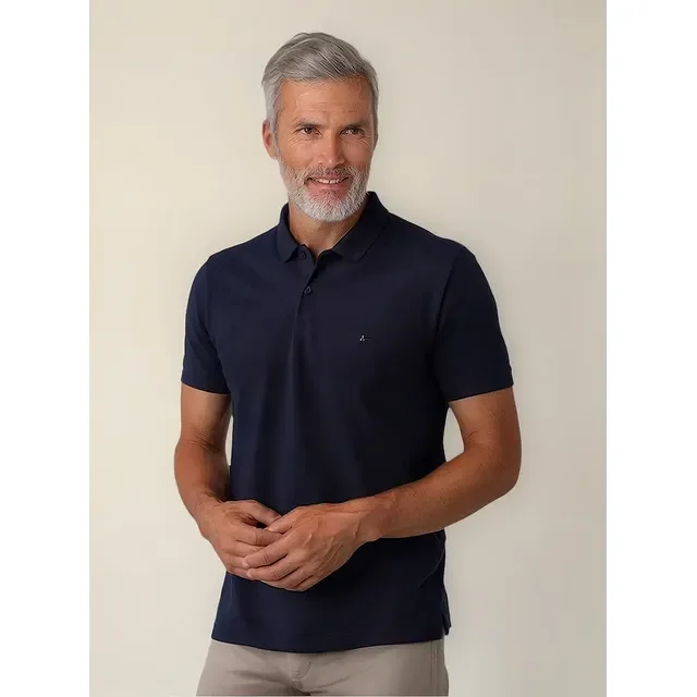 Camiseta Polo Aramis Piquet Marinho