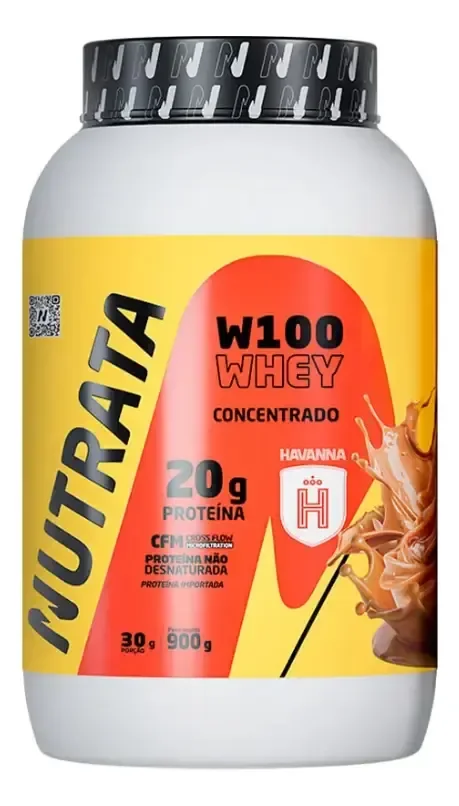 NUTRATA HAVANNA 😱💪🏼 W100 Whey Concentrado Pote 900g Dulce de Leche Havanna Nutrata