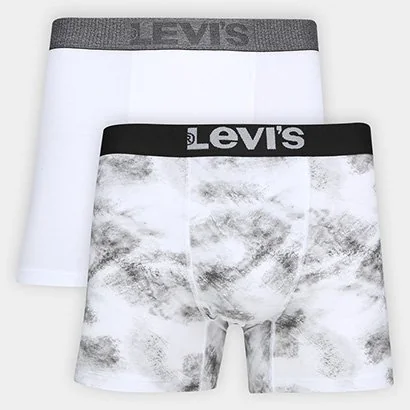 🛒 Kit Cueca Boxer Levi's C/ 2 Peças