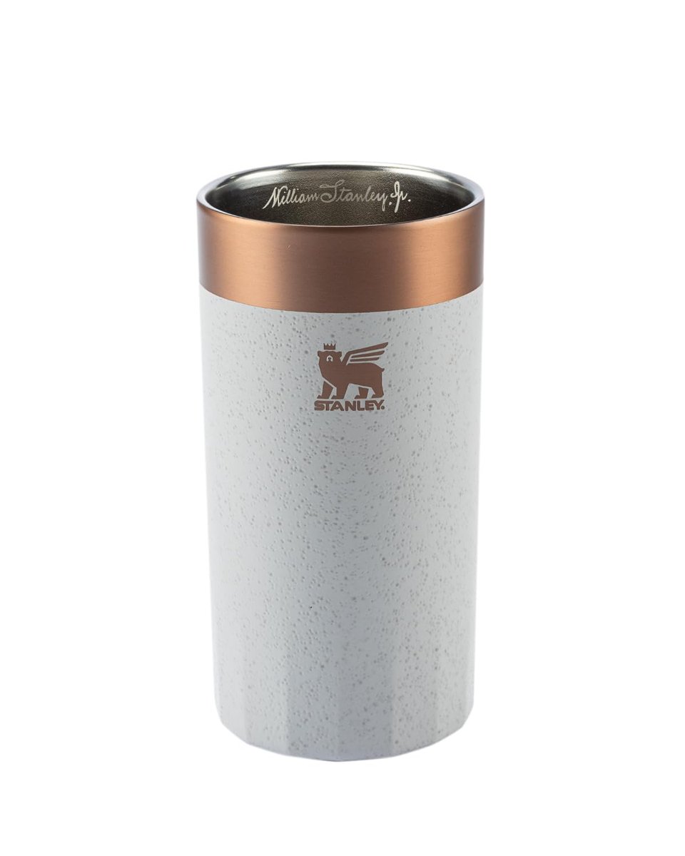 ✨Stanley - Copo prismático isolado para cocktails, antiderrapante, para bebidas quentes ou frias, 381 ml, Ash Bronze✨️