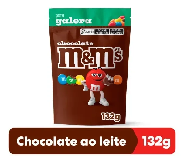 Chocolate M&M'S Ao Leite 132g