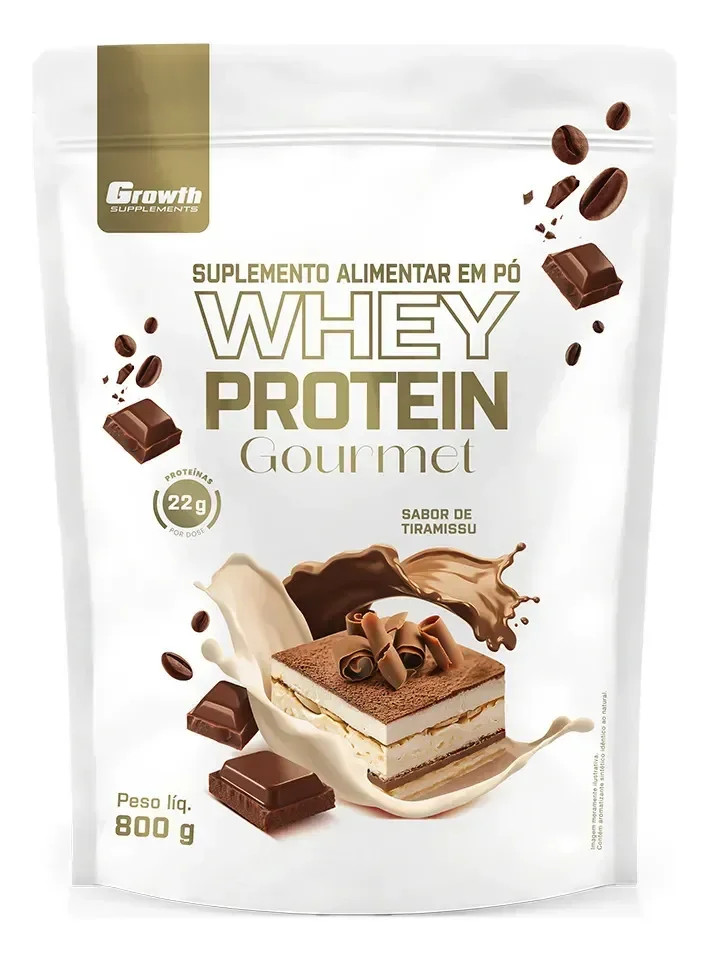 ✨Whey Protein Gourmet 800g Growth Supplements - Tiramisu✨️