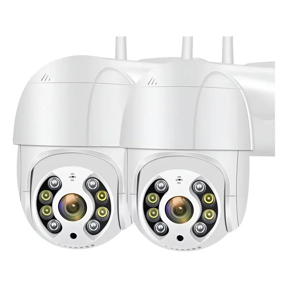 Kit com 2 câmeras Ip Icsee Prova D'água Infravermelho Externa Wifi