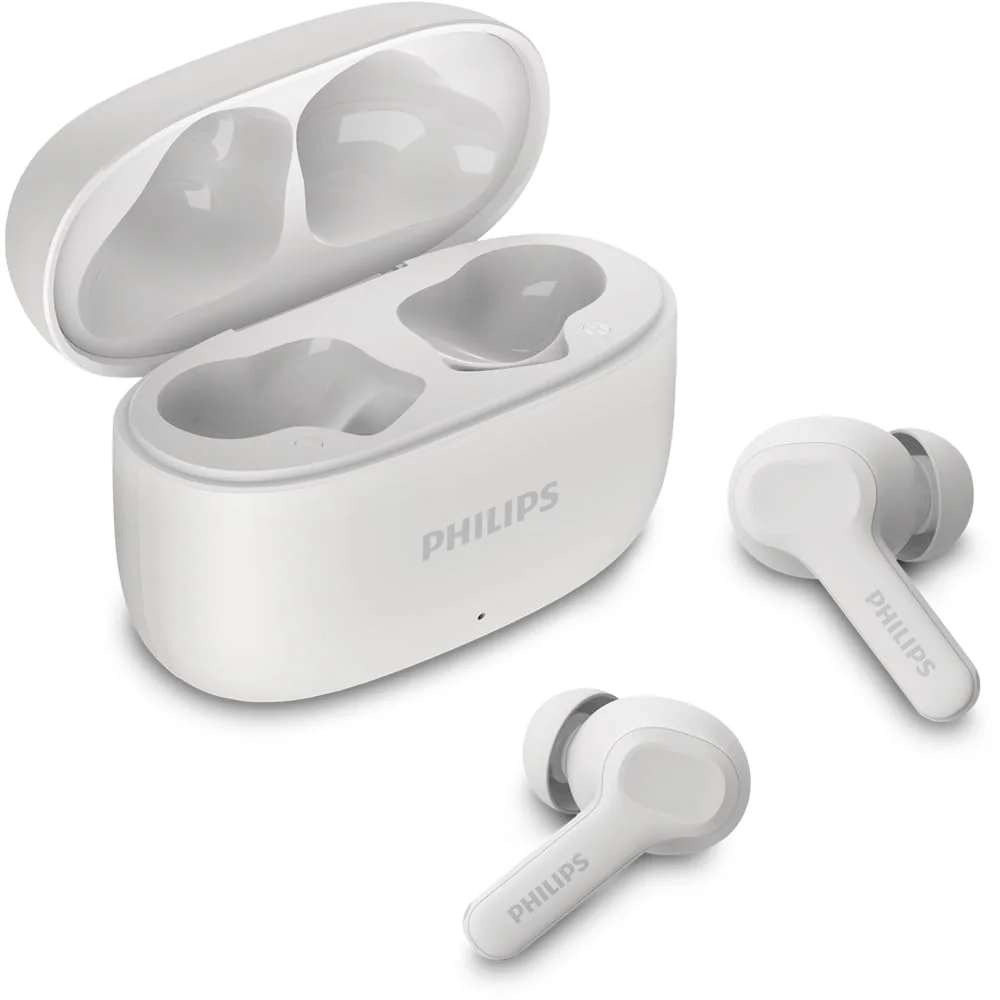 PHILIPS, Fone de Ouvido Sem Fio TWS, TAT1109WT/00, Bluetooth, Com Microfone, Até 24 horas de…