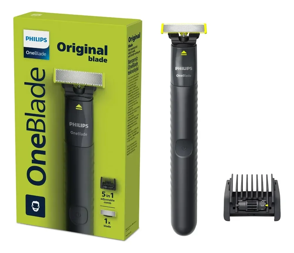 Aparador de Pelos Philips OneBlade Pente 5 em 1