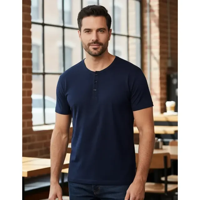 Camiseta Henley