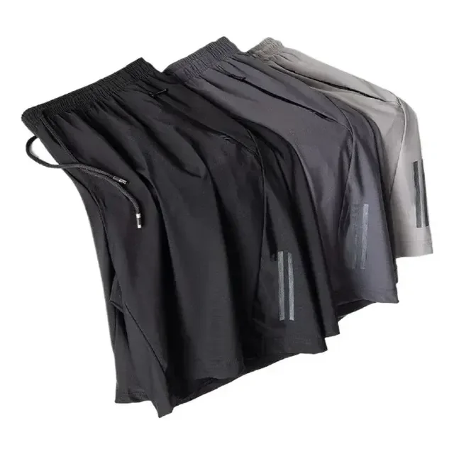 Kit com 3 Bermudas Dry Fit Secagem Rápida