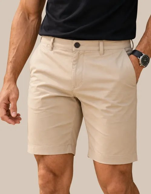 Bermuda Sarja Alfaiataria Chino Sport Fino (5 Cores)