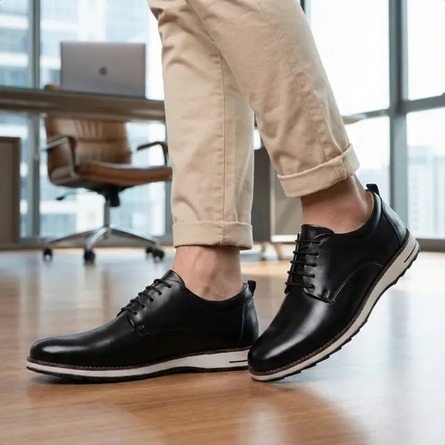 Sapato Social Masculino Oxford Casual Confortável Derby (37 ao 44)