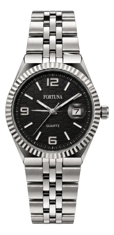 Relógio de Pulso Fortuna Quartz Minimalista Luxo
