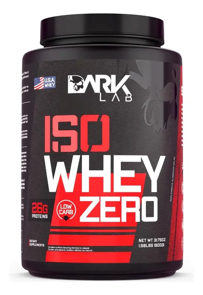 Whey Isolado Zero Carb 900g Baunilha Dark Lab Low Carb