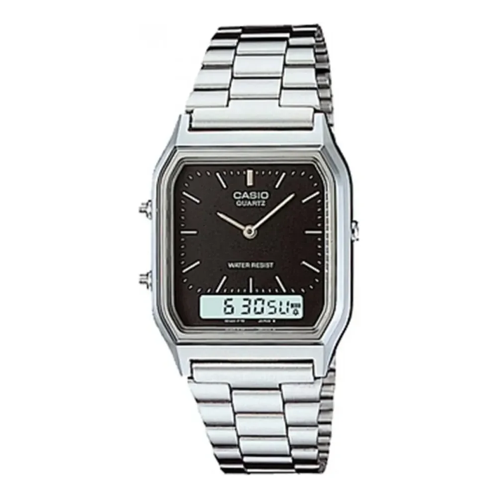 Relógio Casio Unissex Vintage Prata