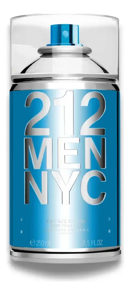 Body Spray Carolina Herrera 212 Men NYC 250ml