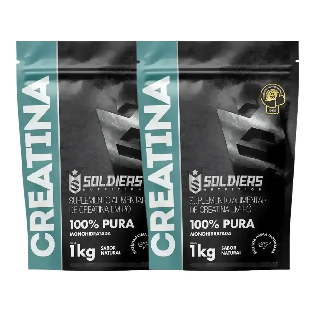 Kit Creatina 2Kg Soldiers Nutrition