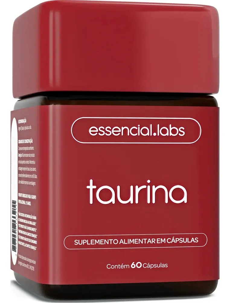 Taurina 1000mg por Dose 60 Cápsulas