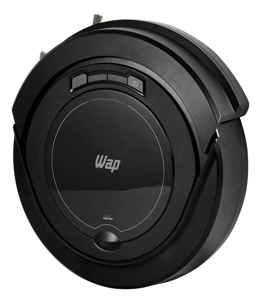 FUNCIONÁRIO DO MÊS 🤖 Robô aspirador Robot W90 varre aspira e passa pano 30w Wap cor preto