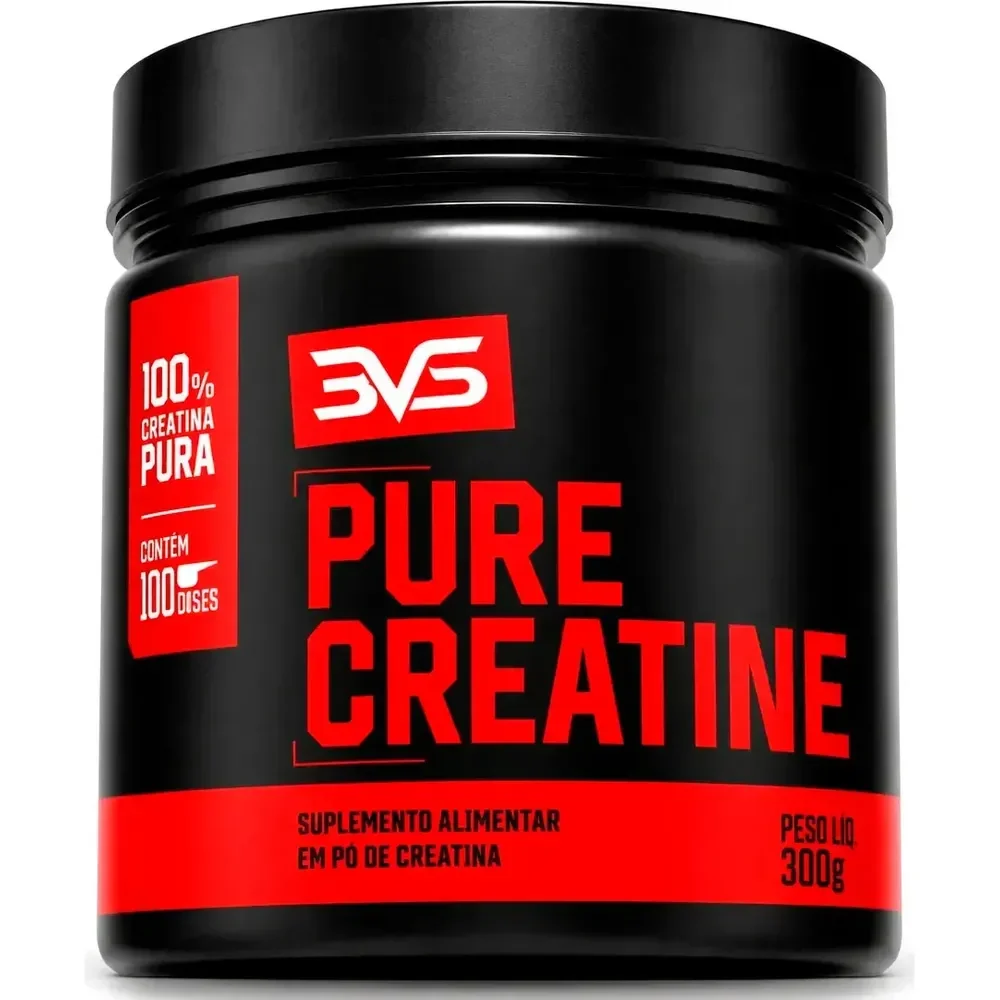 ✨Creatina Monohidratada 300g - 100% Pura - 3vs Nutrition Sem Sabor✨️