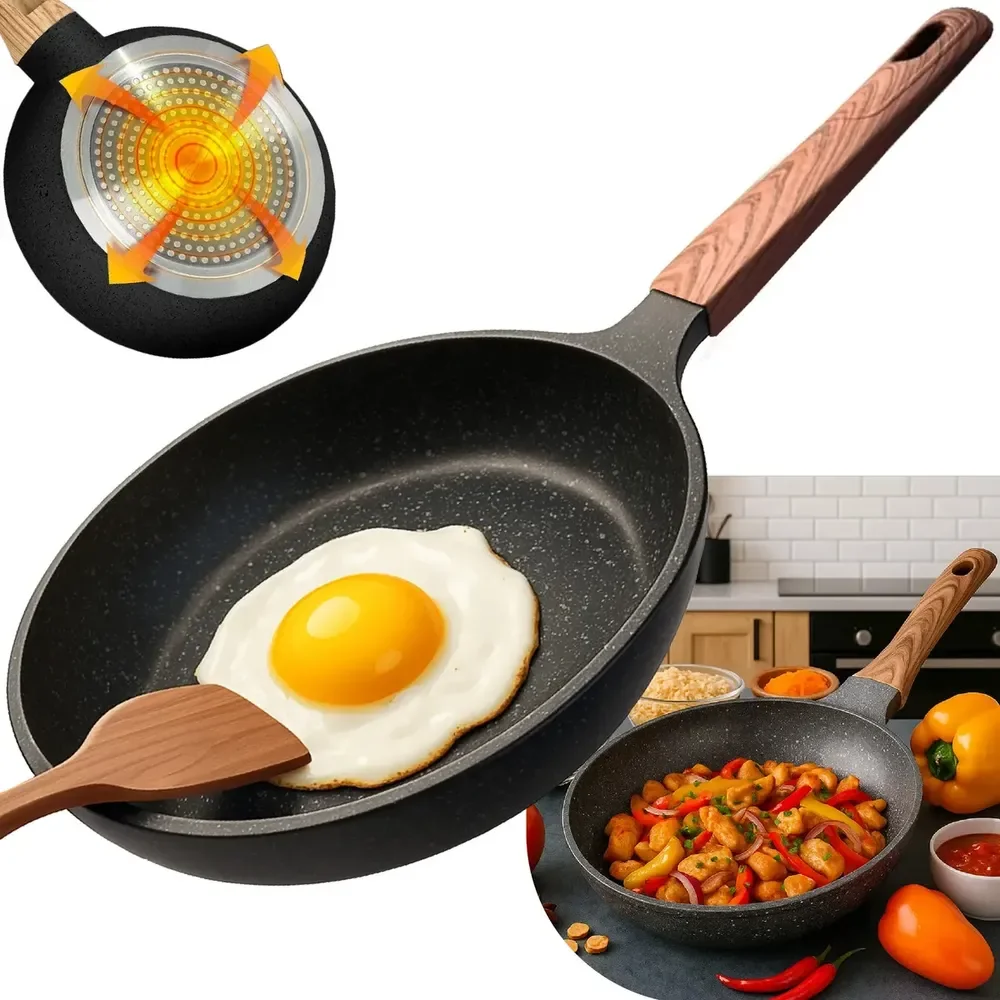 Panela Frigideira Cerâmica Compacta Profissional 24Cm Linha Premium - Aero Home ​