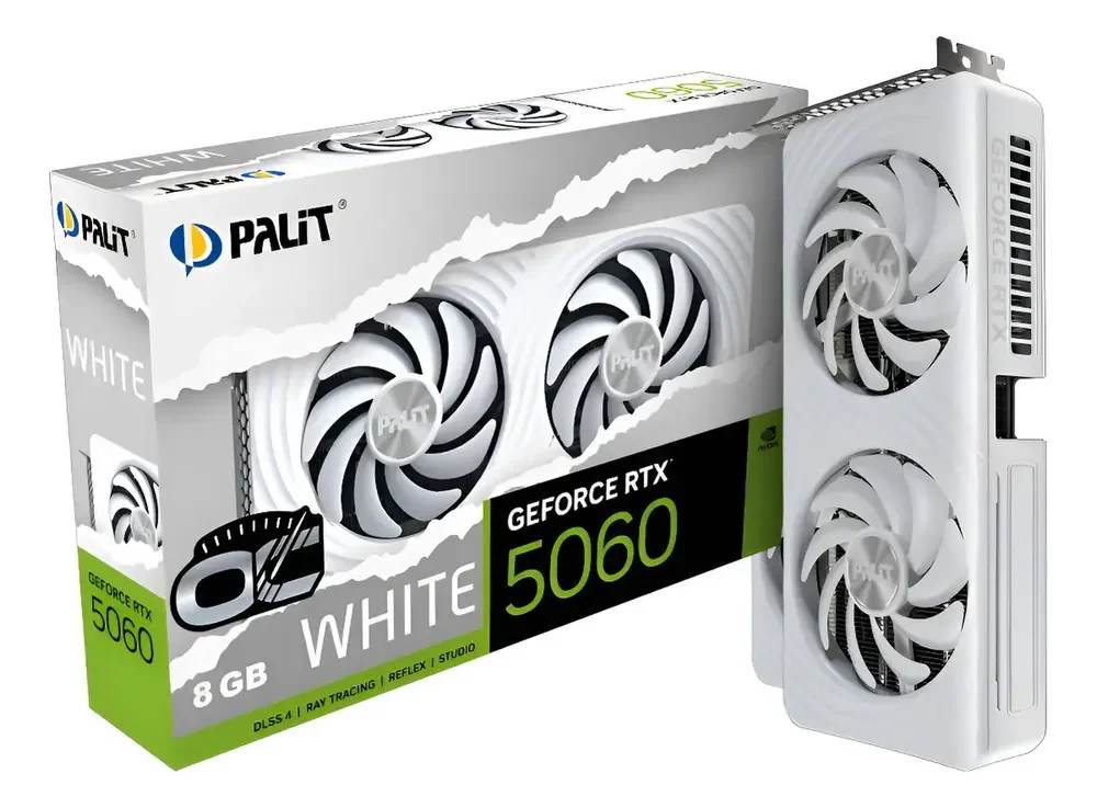 Placa De Vídeo Palit Nvidia Rtx 5060 Dual Oc 8gb Gddr7