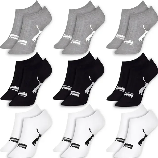Kit 9 Pares Meias Puma Sapatilha Invisível