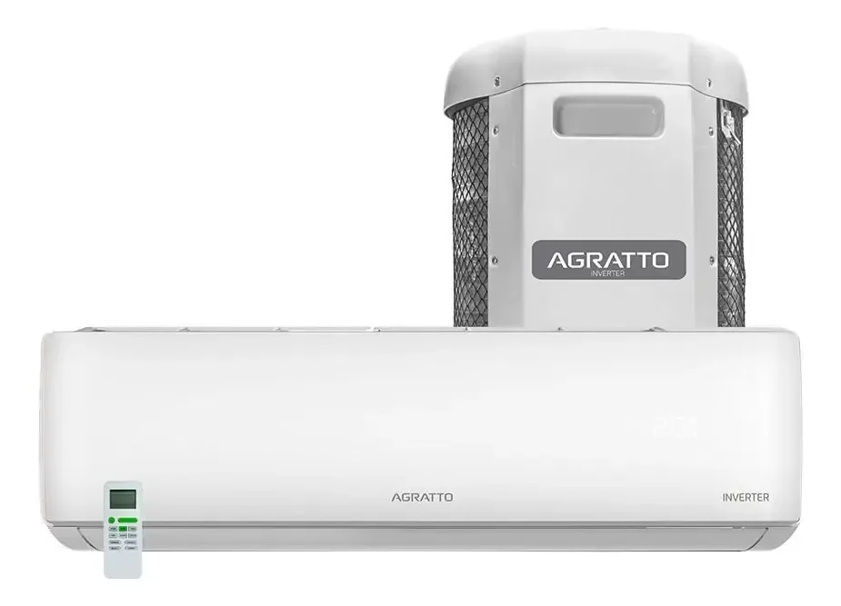 Ar Condicionado Split Agratto Liv Top Inverter 18.000 Btus Quente e Frio R-32
