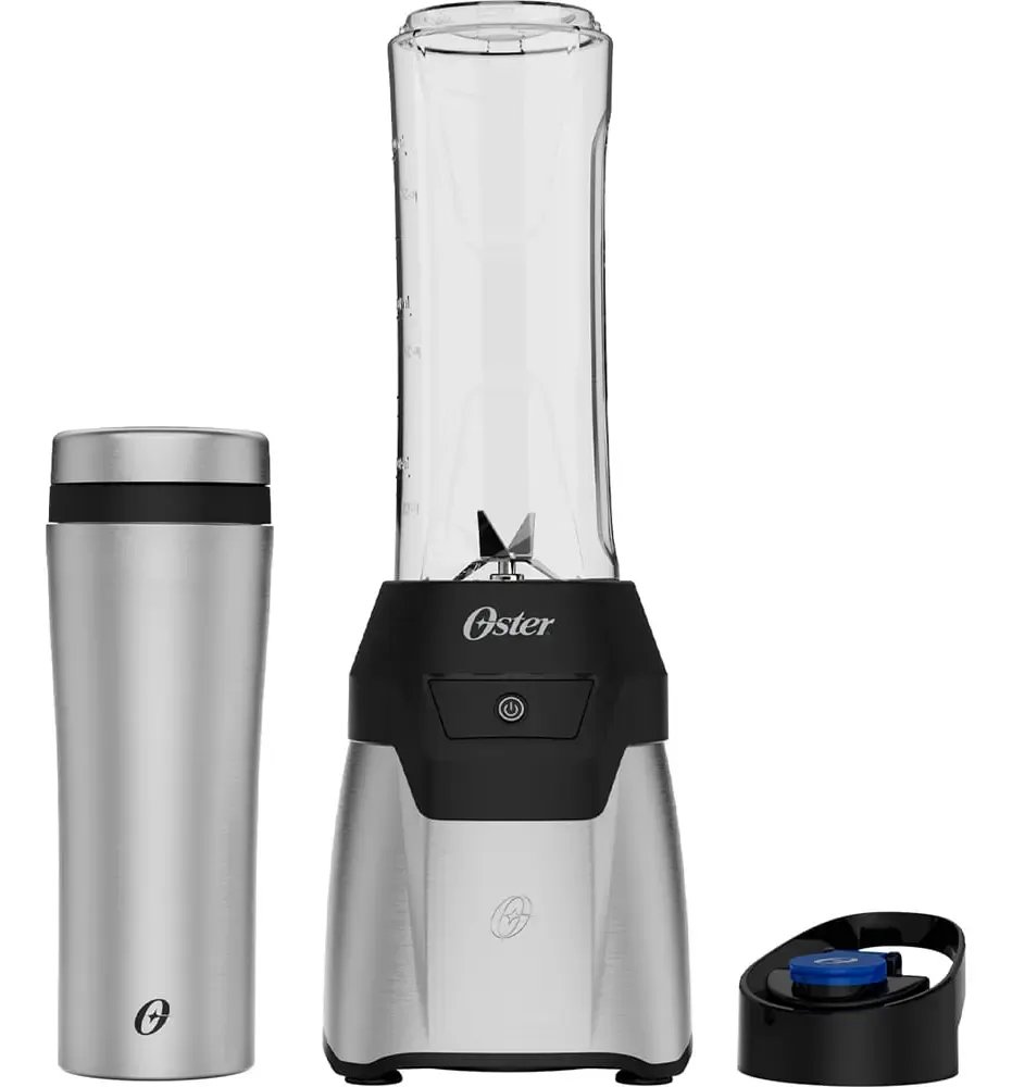✨Blender Power Inox Oster Com 2 Jarras To Go Cor Prateado✨️