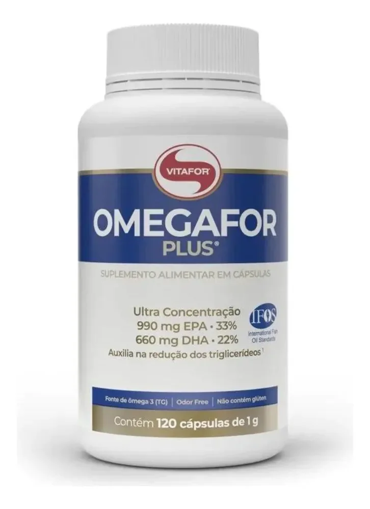 VITAFOR 120 CÁPSULAS 🔝 Omegafor Plus 120 Cápsulas Ômega 3 Vitafor