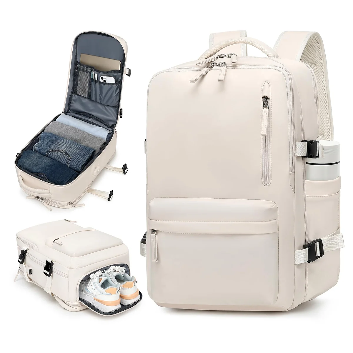 IceSelect Mochila de Viagem Expansivel Grande