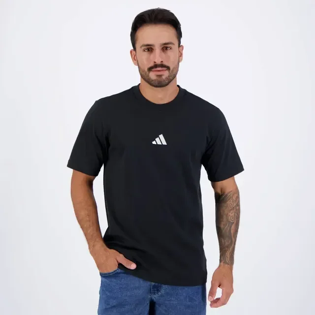 Camiseta adidas Small Logo Tee Preta