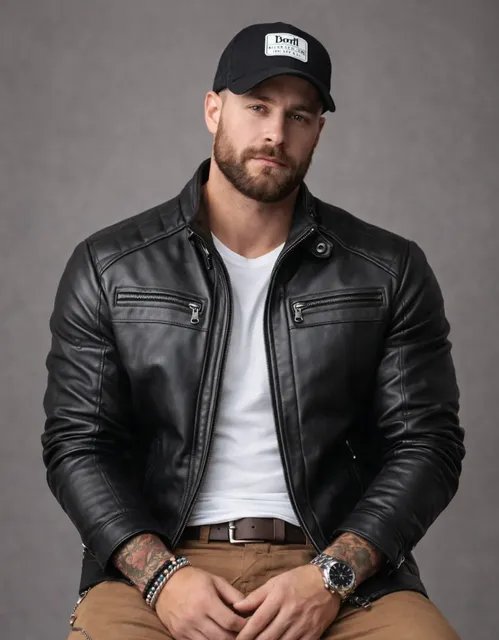 ⚫️ Jaqueta De Couro Masculina Casaco Frio Impermeavel Inverno
