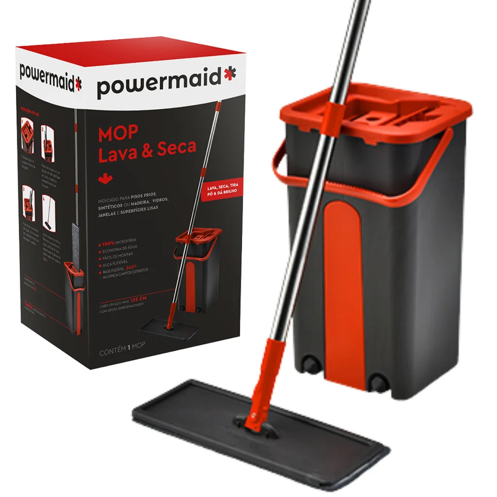 ✨Mop Limpeza Rodo Mágico Giratório