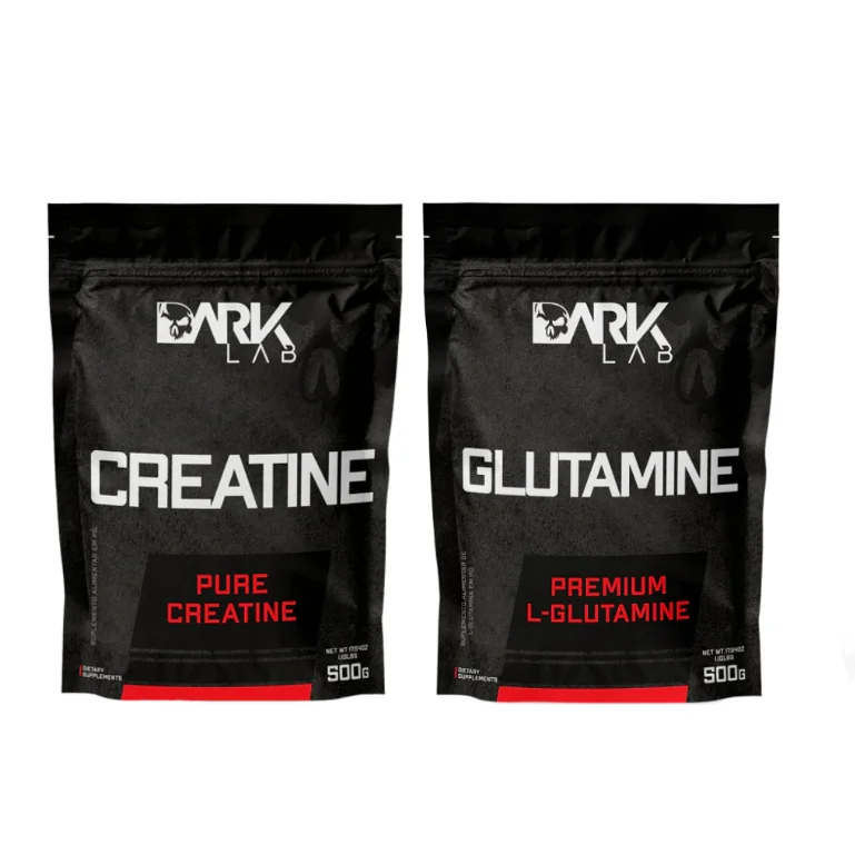 Kit Creatina 500g + Glutamina 500g